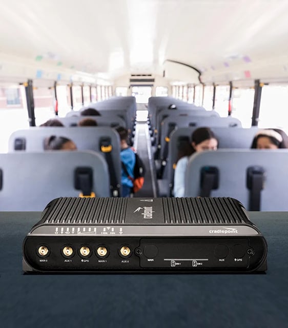 Cradlepoint device for K-12 education system